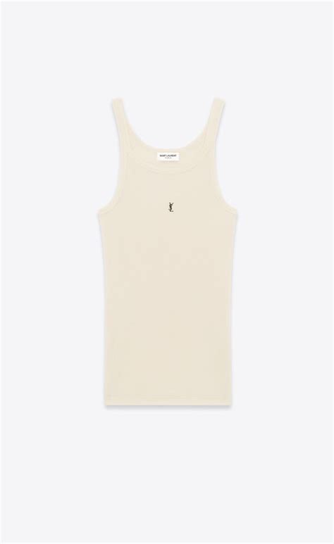 cassandra tank ysl|Saint Laurent Cassandre Silk Tank Top .